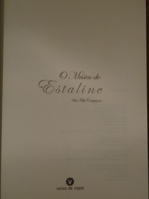 O Músico de Estaline de Luis Felipe Campuzano