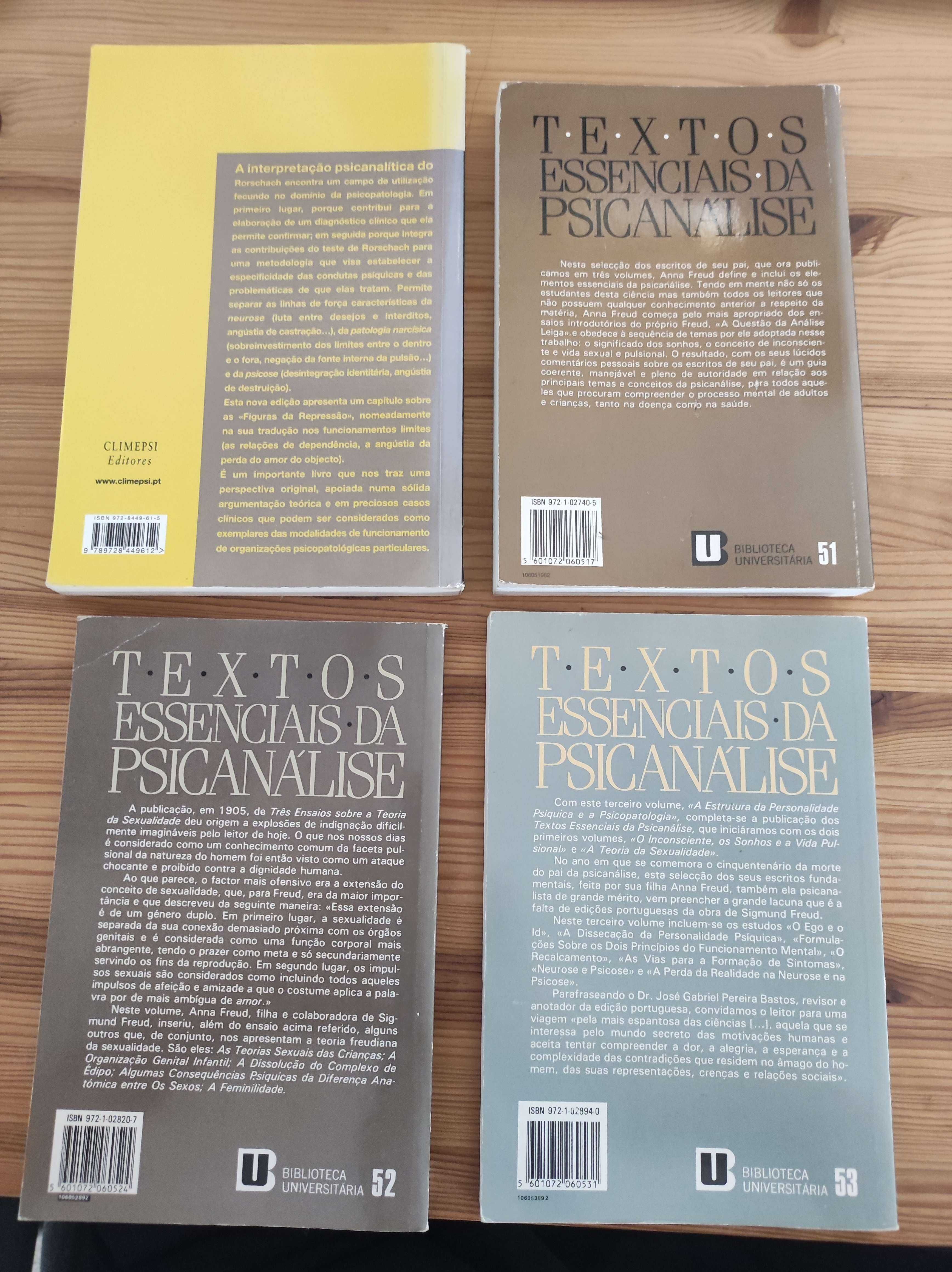 S. Freud - Textos Essencias da Psicanalise + psicopatologia Rorschach