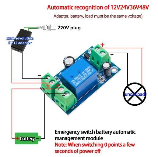 UPS Плата  YX-X804 DC 12-48V/10 A