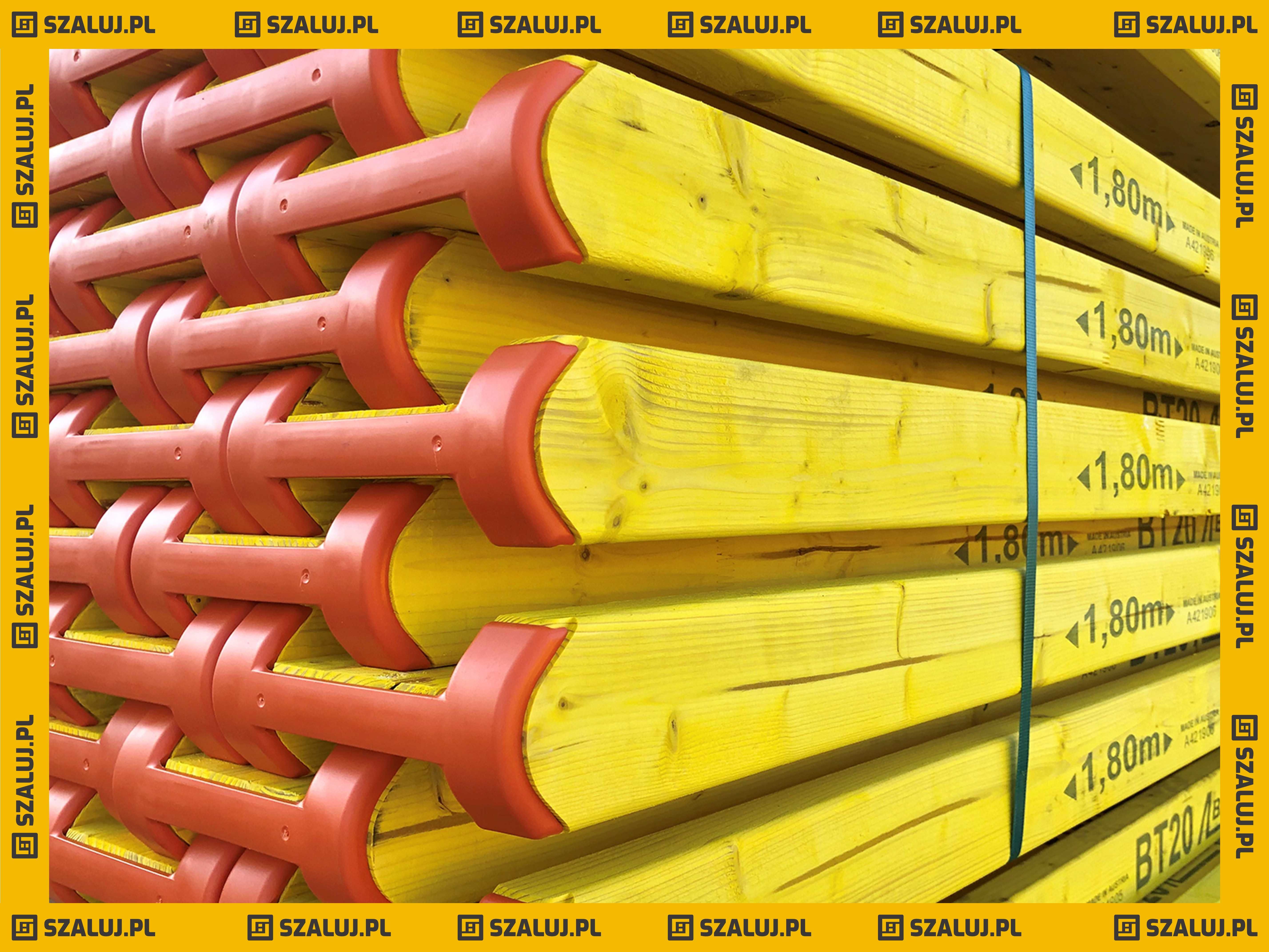 Dźwigar okuty stropowy budowlany doka legar BT20