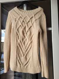 Wełniany sweter damski