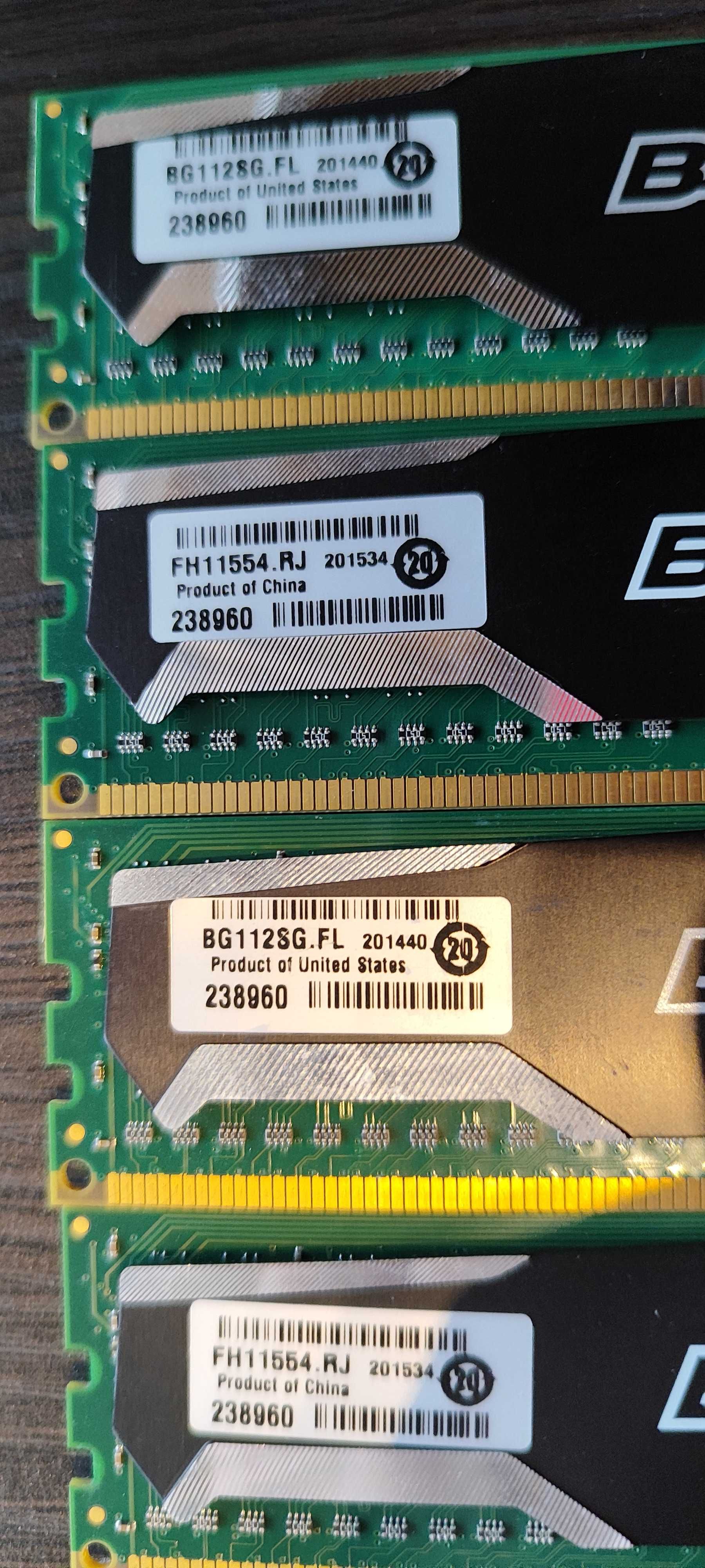 Pamięć RAM CRUCIAL Ballistix DDR3 16GB 1600MHz (4 kości)