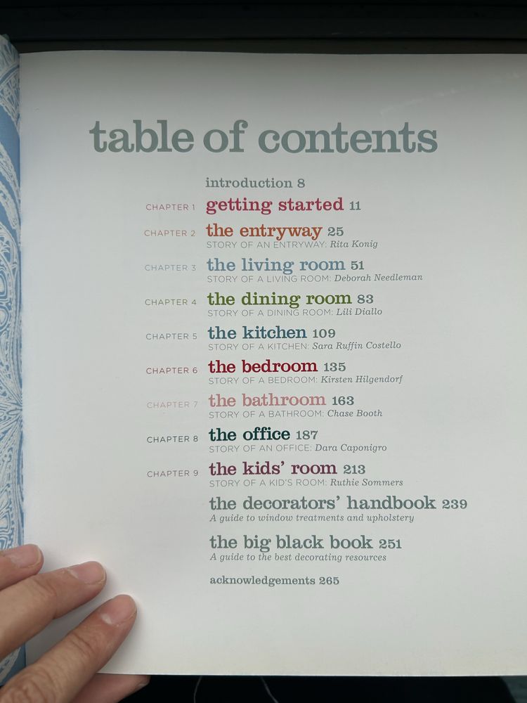 Livro sobre Decoração