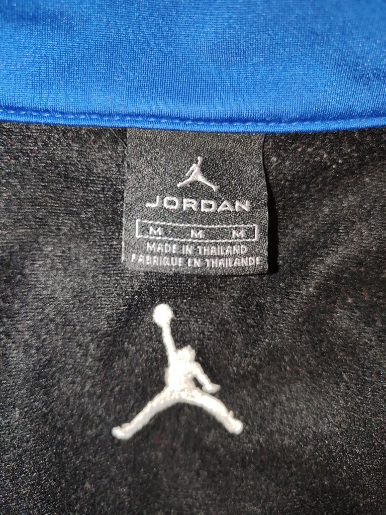 Koszulka Air Jordan czarno-niebieska rozm. M  rozgrzewkowa koszykówka