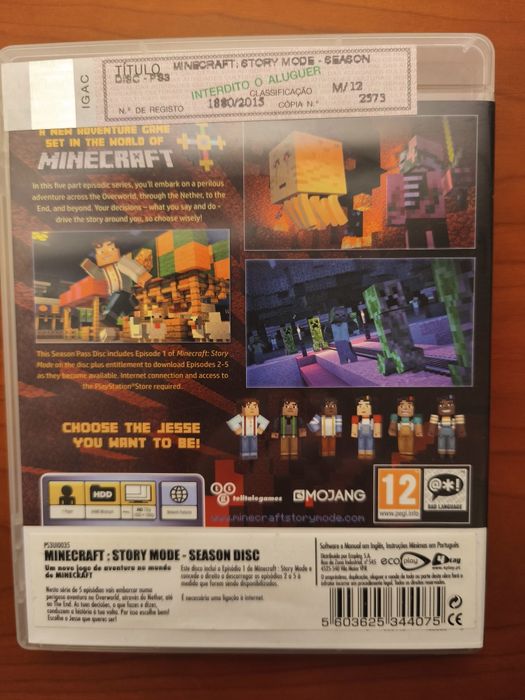 Minecraft Story Mode PS3
