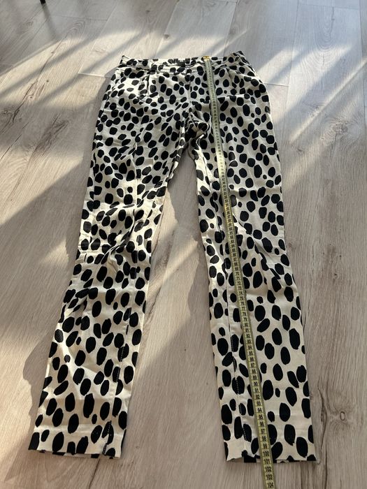 Spodnie H&M w cetki panterka M 38