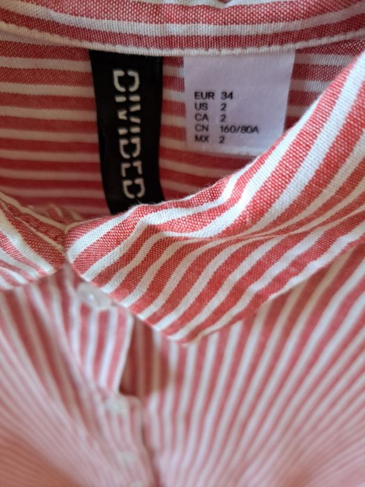 Camisa H&M s às fiscas