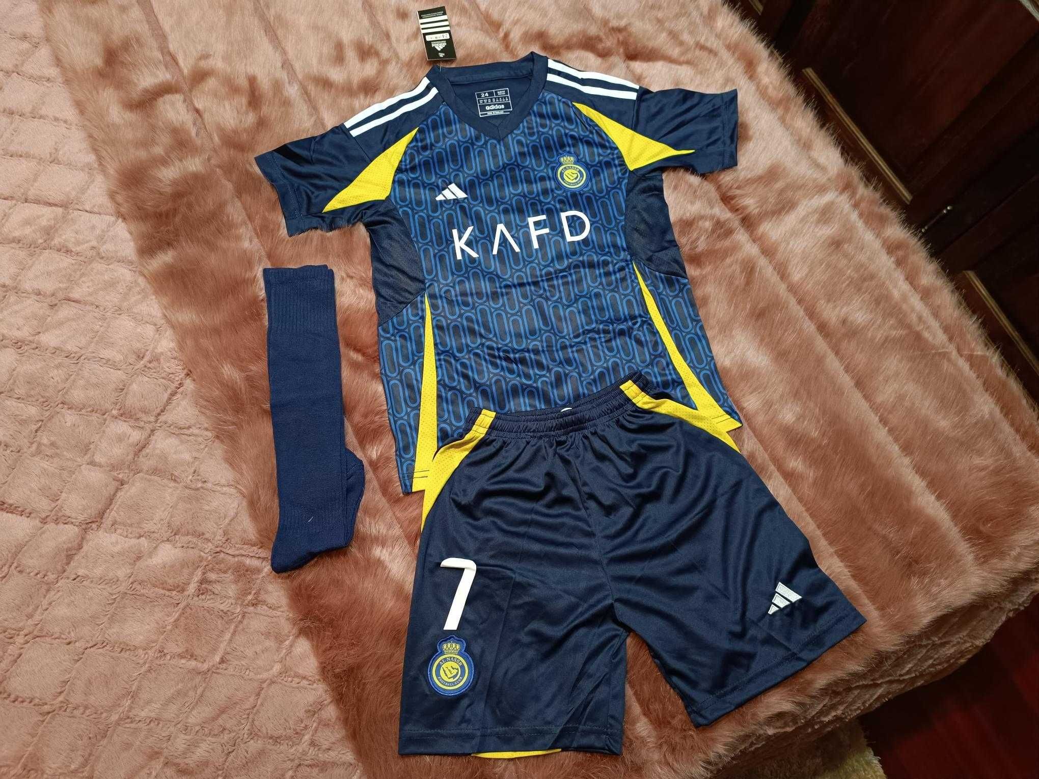 Camisola CRIANÇA Equipamento RONALDO 7 | AL NASSR Alternativo | NOVO