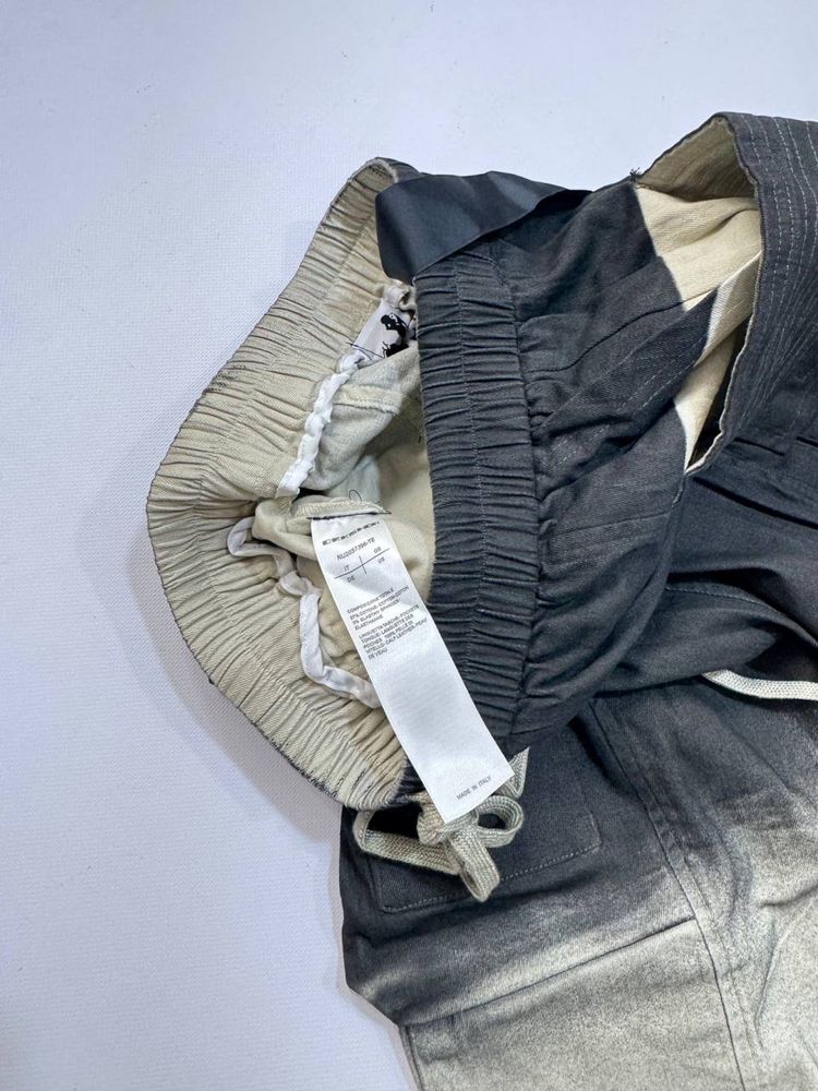 шорты Rick Owens DRKSHDW cargo black white shorts