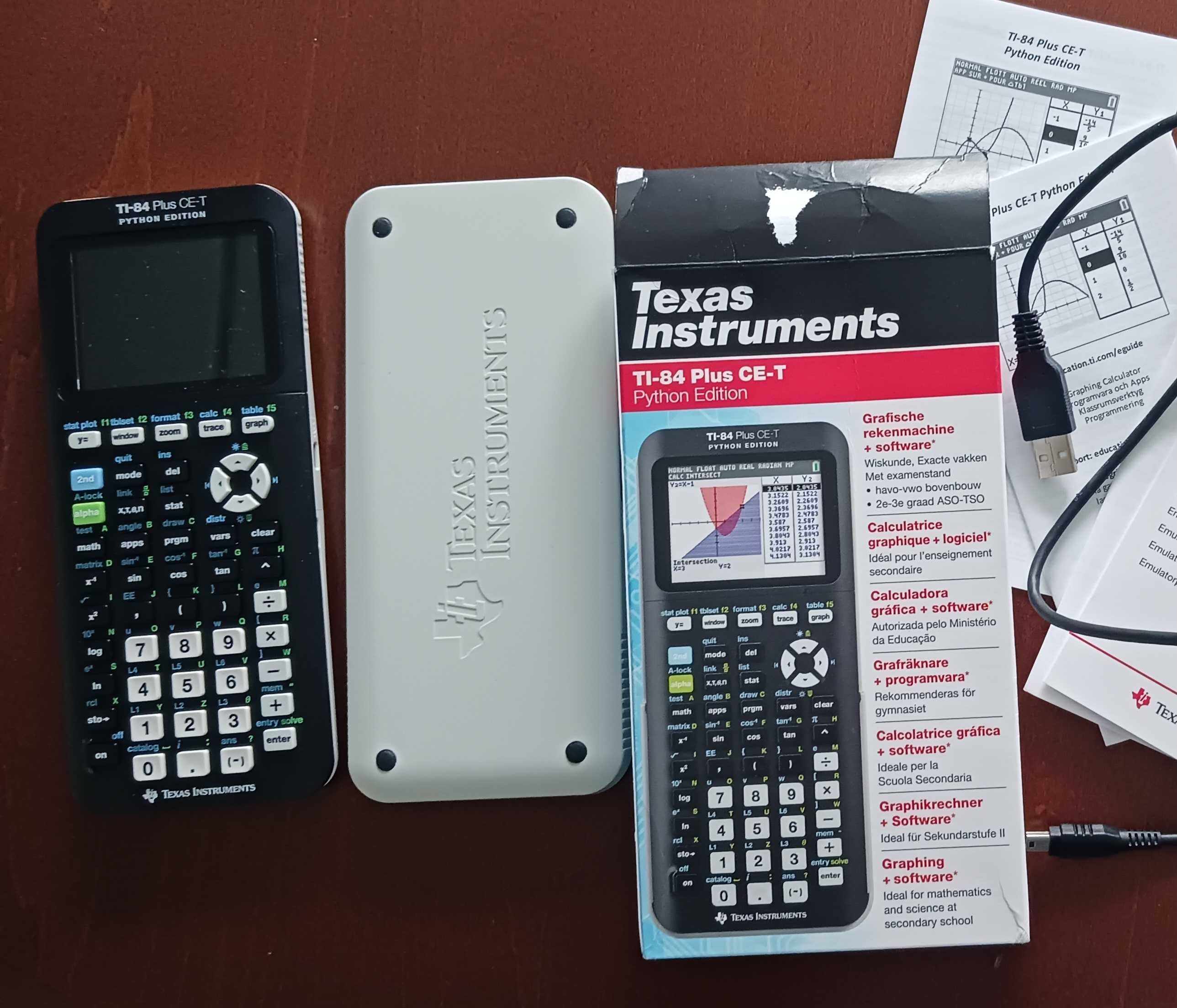 Calculadora Gráfica TI-84 Plus CE-T Python Edition