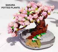 Конструктор Сакура 426дет Дерево Цветы сакуры
