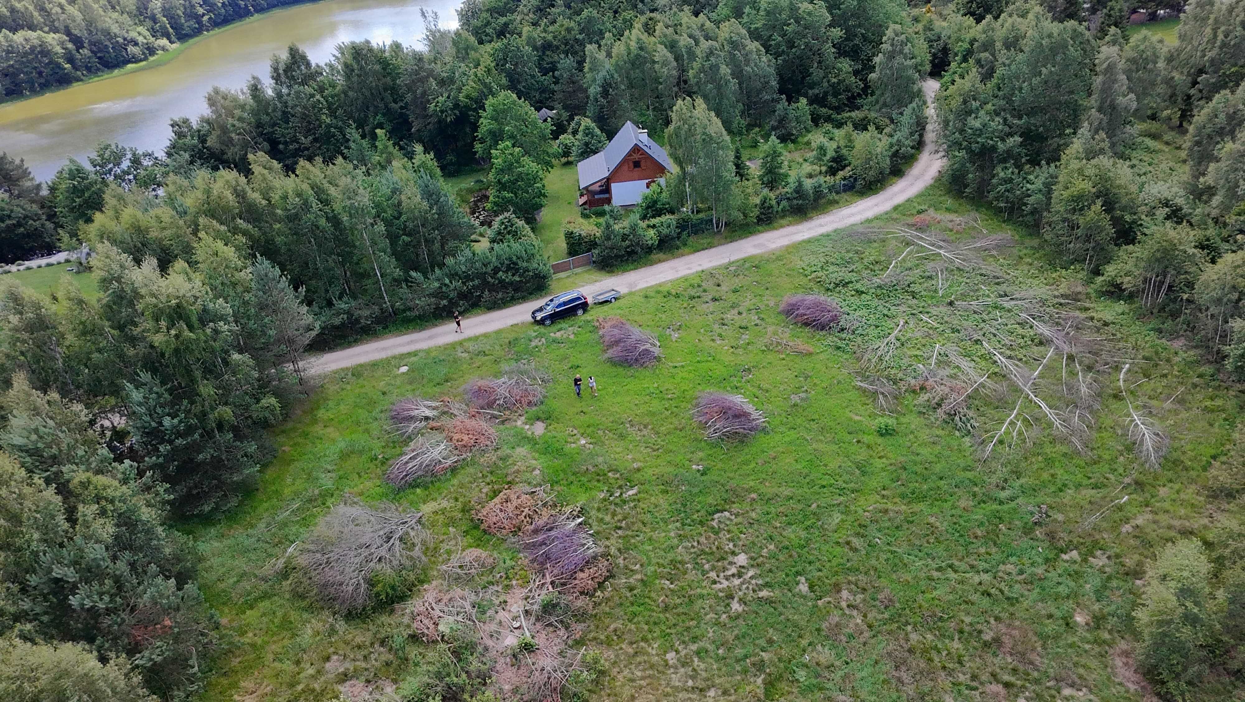 Została 1 z 2, działka 250 m od jeziora, Połęczyno, Kaszuby