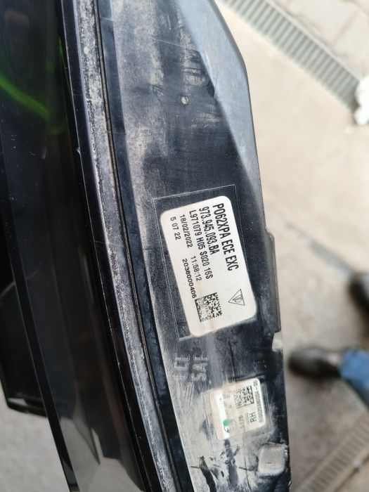 Lampa tył blenda Porsche Panamera 971
