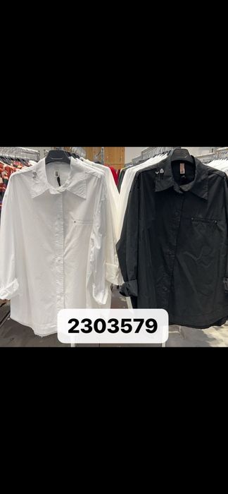 Koszula damska Wendy trendy kołnierzyk broszki