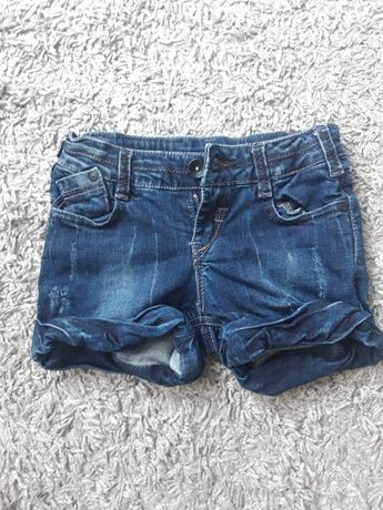 Spodenki jeansowe krótkie Zara roz 104