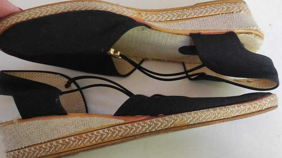 Sapatos de Corda Pretos - Santo Cunha - Mulher - Tamanho 37 - Usados