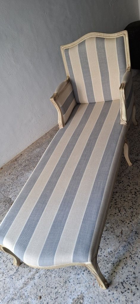 Sofá ou Poltrona com Chaise lounge estilo Luis XV