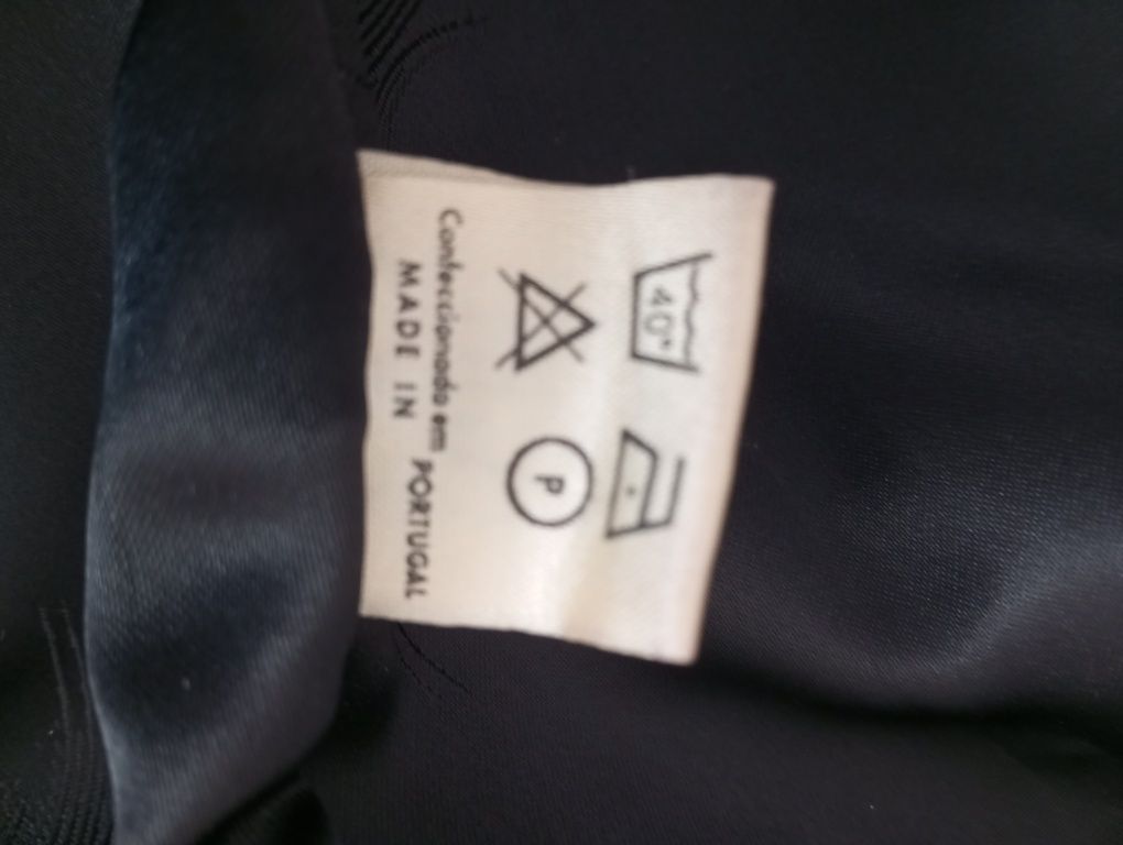 Casaco de pele preto