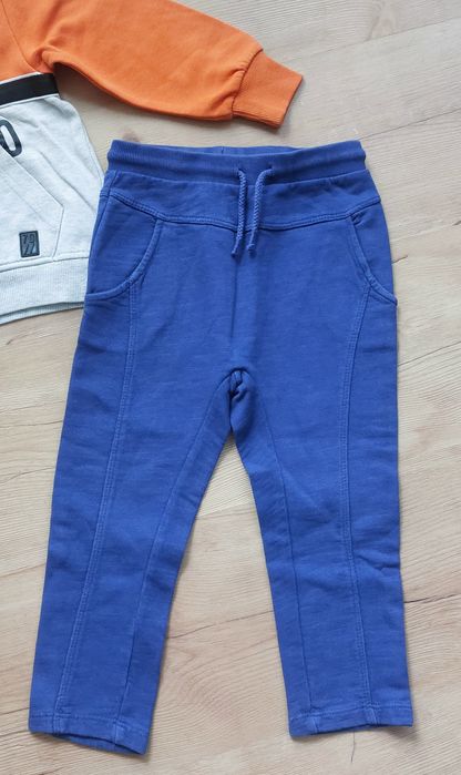 Zestaw spodnie bluza 92 dresowy zestaw