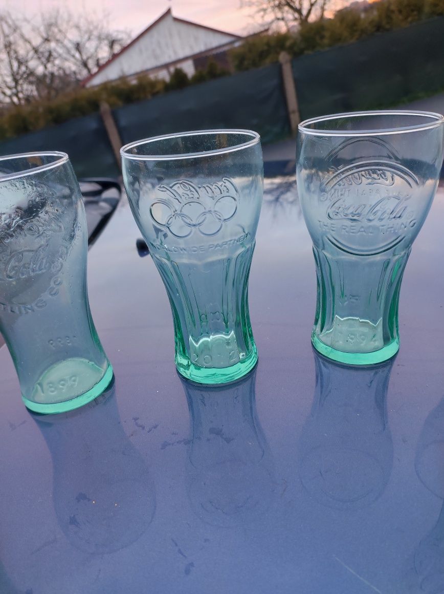 Zestaw szklanki Coca-Cola kolekcyjne