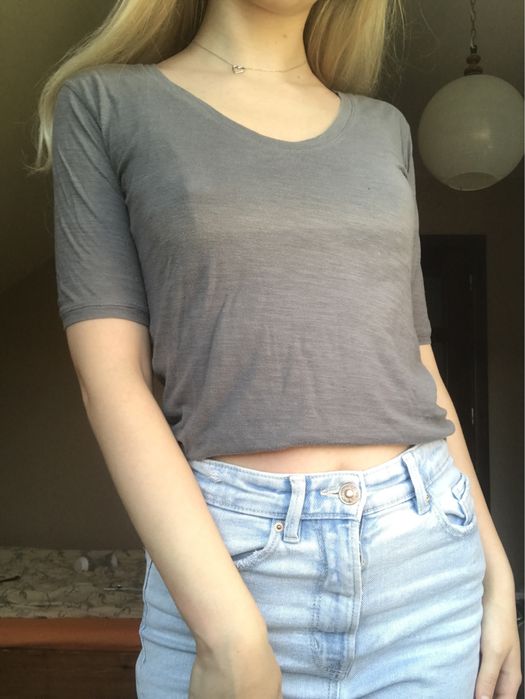Bluzka szara Abercrombie S