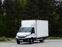 Iveco DAILY 50C18 Hi-Matic Kontener 10 E.Palet 4.91 Cm Boczne Drzwi + Winda Załadowcza DHOLLANDIA 1000 Kg Rozstaw Osi 4350 mm WZMACNIANY Tempomat Aktywny Full LED 16 Tys Km GWARANCJA FABRYCZNA Stan FABRYCZNIE NOWY DOSTĘPNY OKAZJA  100 % Bezwypadkowy ! Sal