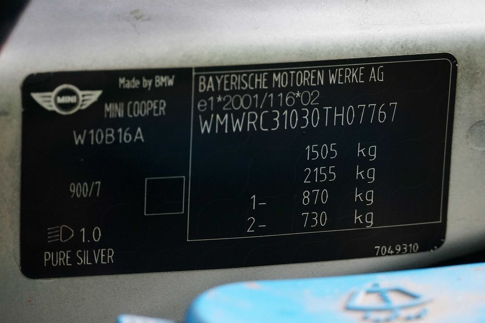 Mini Cooper 1.6 2003