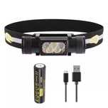 Latarka czołowa Sofirn H35B +Aku 18650 LED z czerwonym światłem
