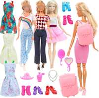 Ubranka dla lalek Barbie Sukienki Plecak Buty