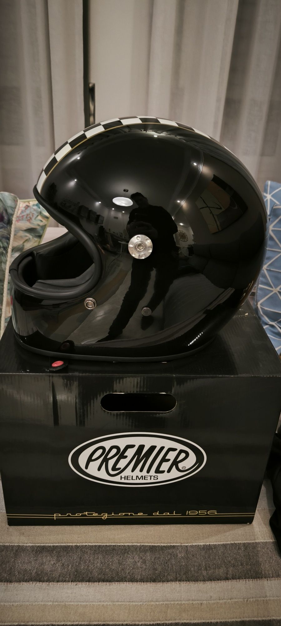 Capacete estilo retro Premier
