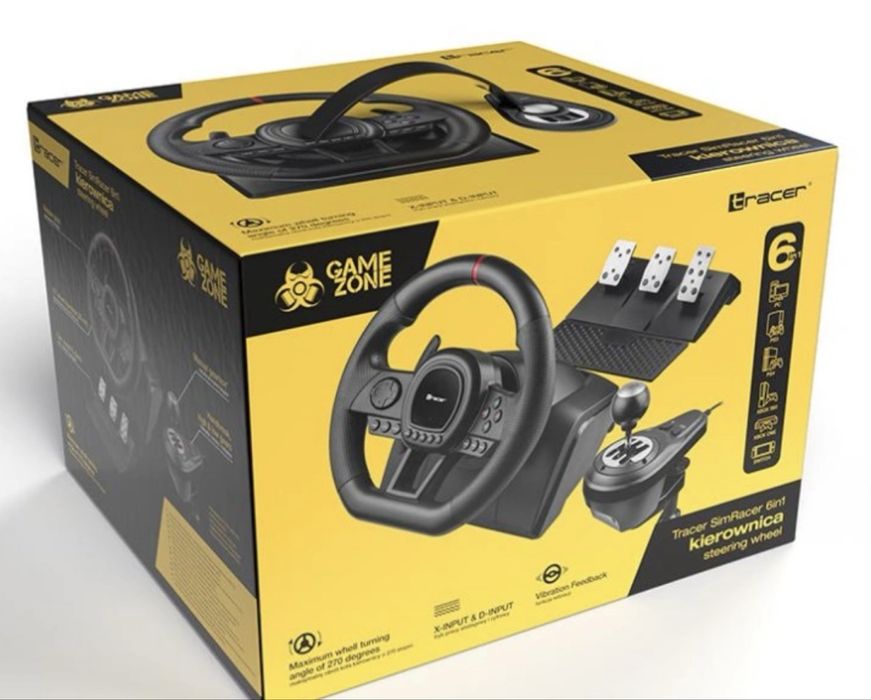 Кермо з педалями та коробкою передач