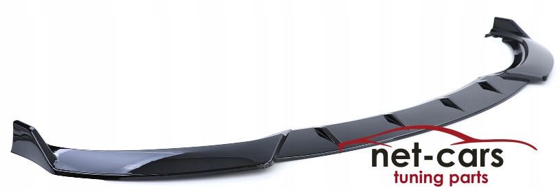 Spoiler dokładka przód BMW F30 F31 LCI zwykły zderzak czarny połysk