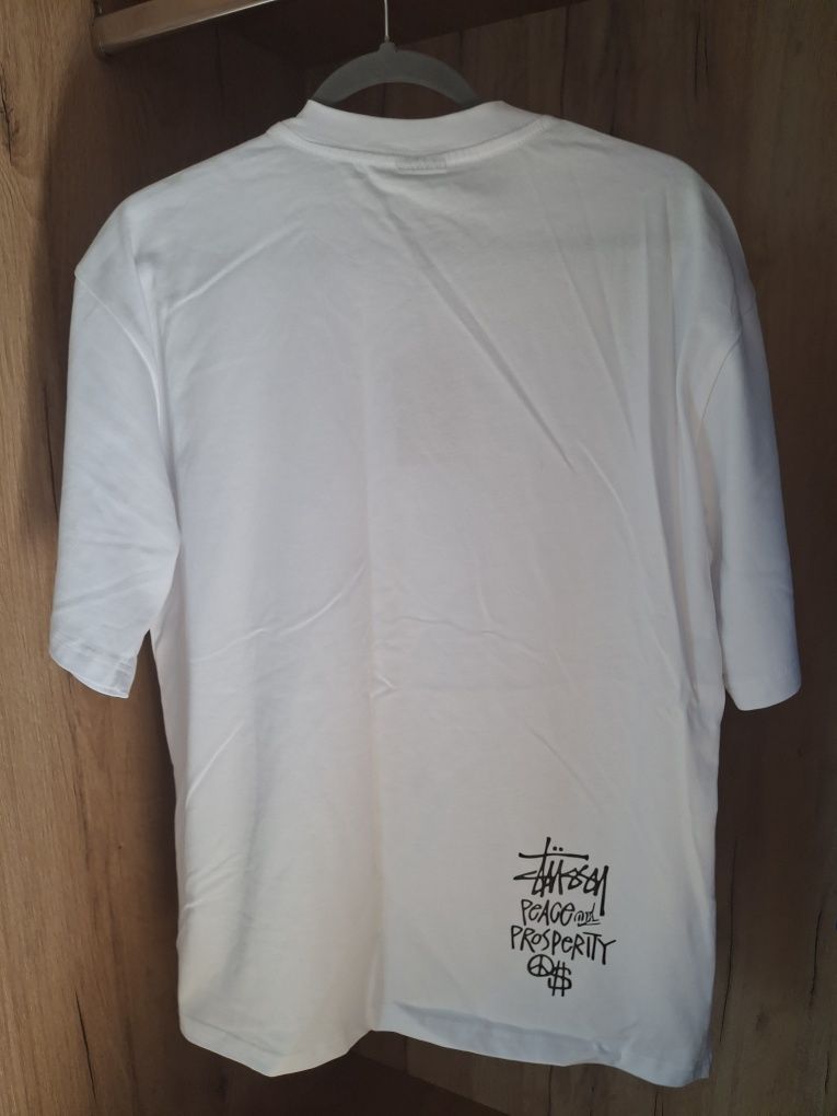 STUSSY t-shirt z grafiką r.XL NOWE Z METKĄ