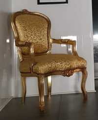Fotel złoty jedyny taki
