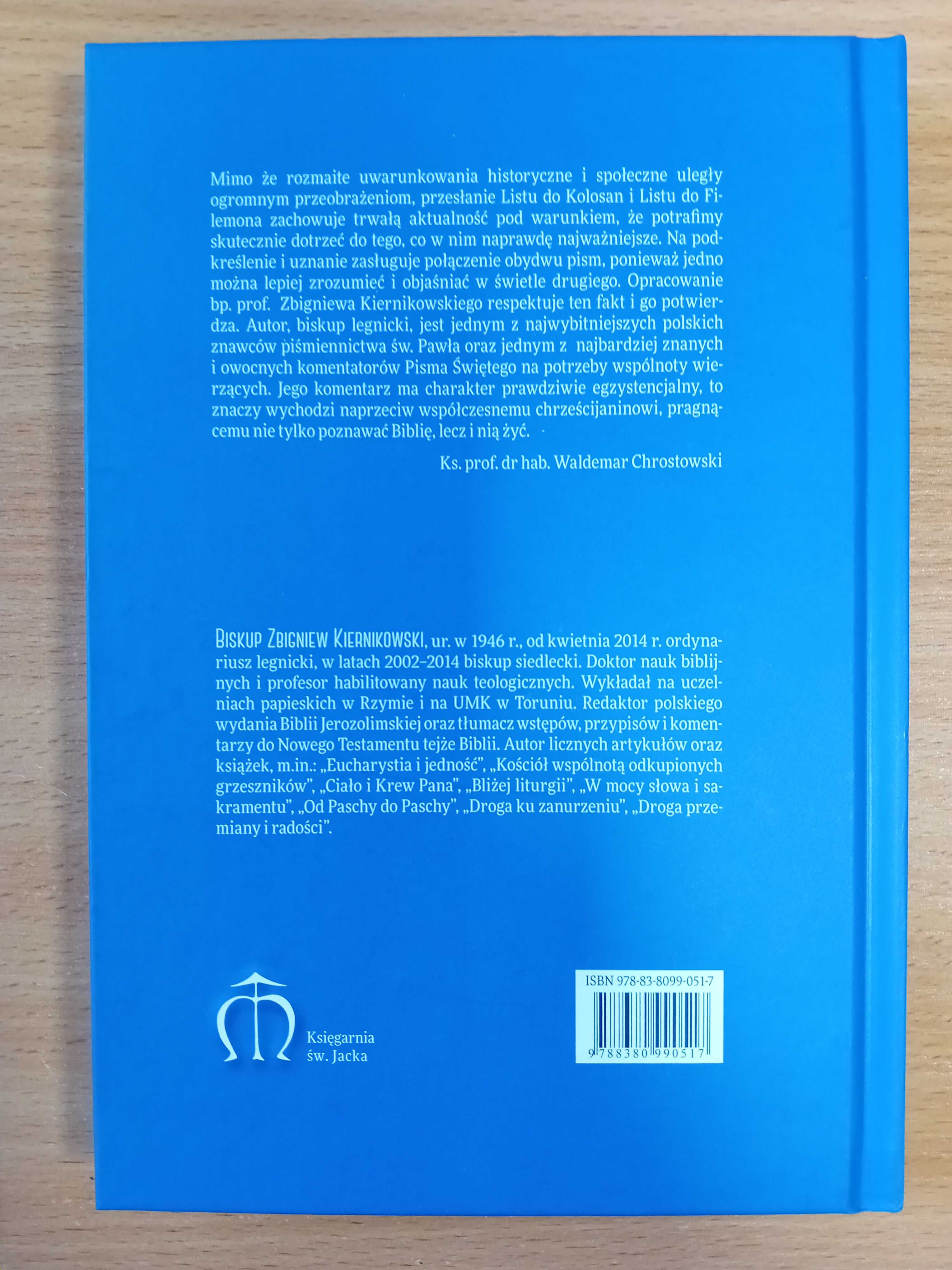 List do Kolosan, List do Filemona / Zbigniew Kiernikowski