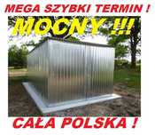 Garaż blaszany Garaże 3x5 4x5 Szybki termin! NAJTANIEJ wzmocniony RATY