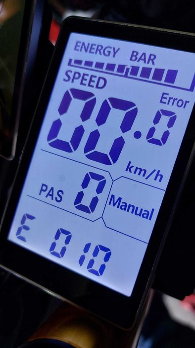 LCD-M5 LCD M5 wyświetlacz rowerowy sterownik E-BIKE 5 PIN Error E 010