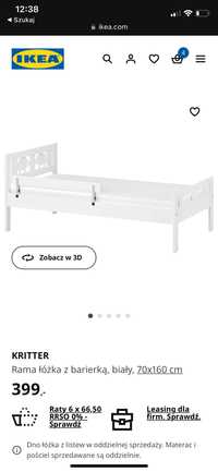 Dwa łóżka dziecięce Ikea