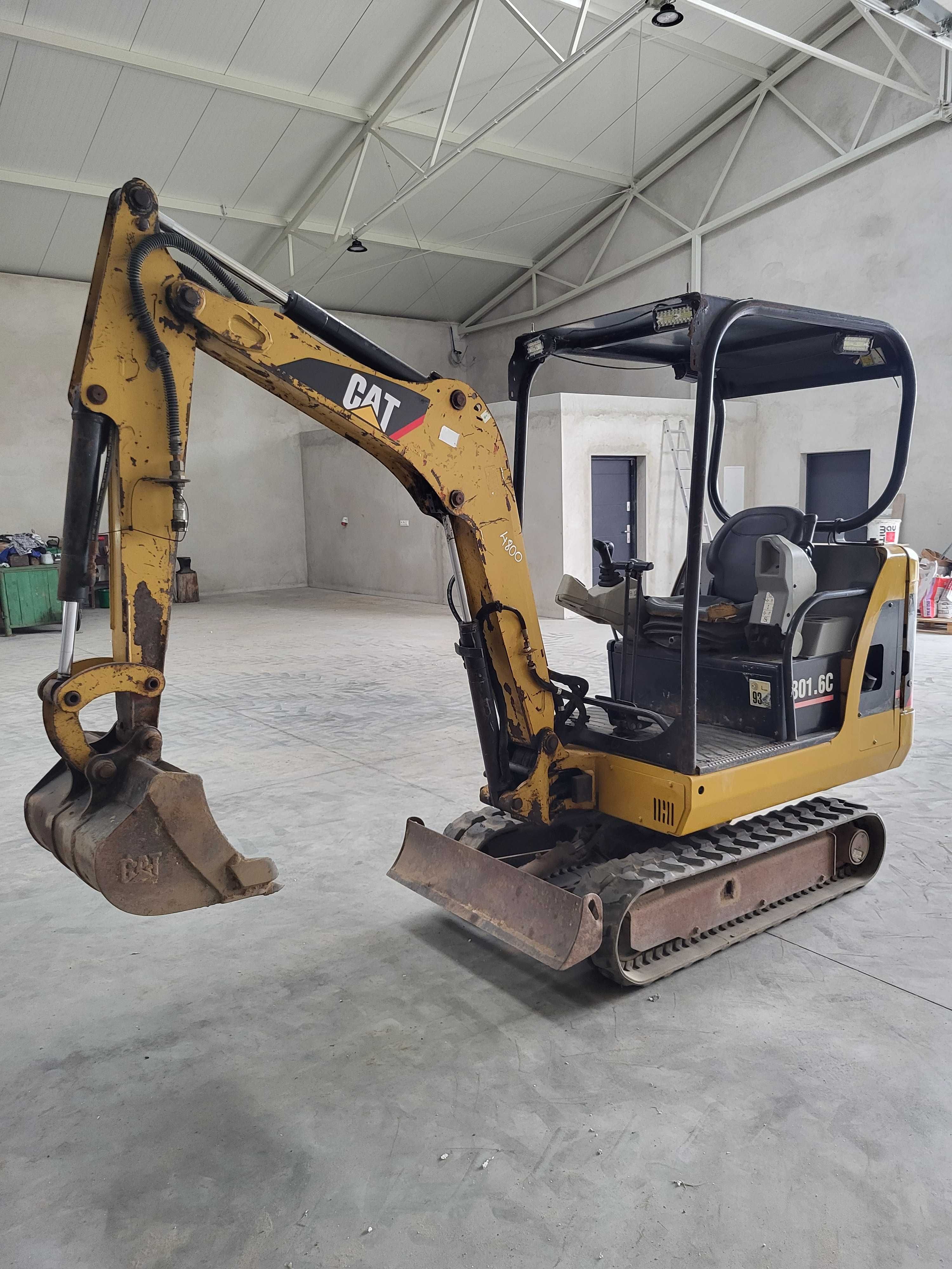 Minikoparka CAT 301.6 C oryginał 2000 mtg