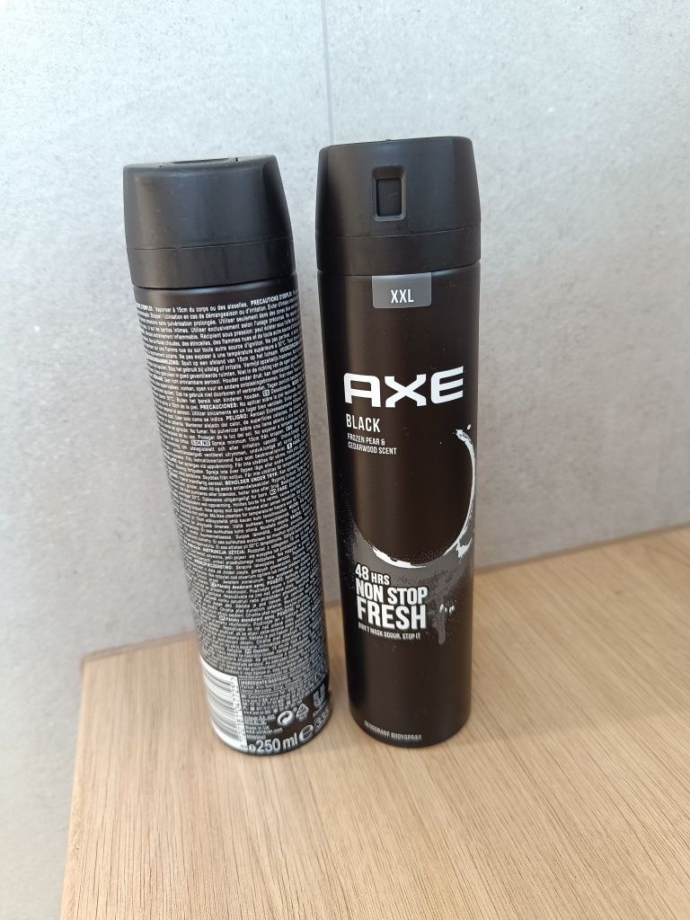 Axe Black dezodorant męski nowy 2 sztuki