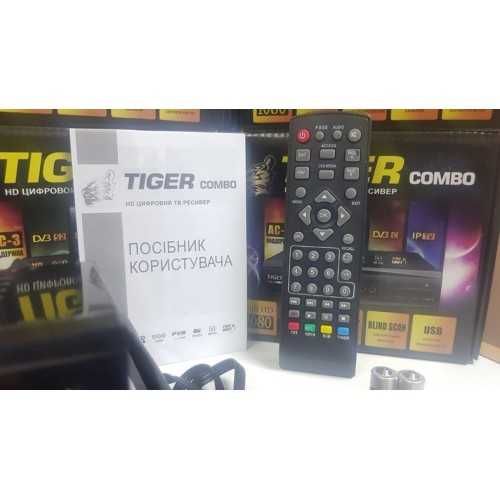 Комбо ресивер тюнер Tiger Combo HD приемник приставка DVB-S2/T2/C IPTV