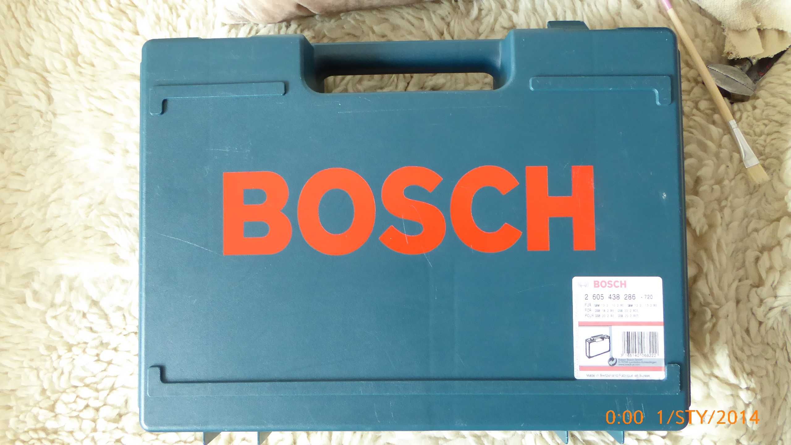 Wkrętarka 18V Bosch GSR 18V-21 z 2Ah aku.,ładowarką, walizką+ gratis.