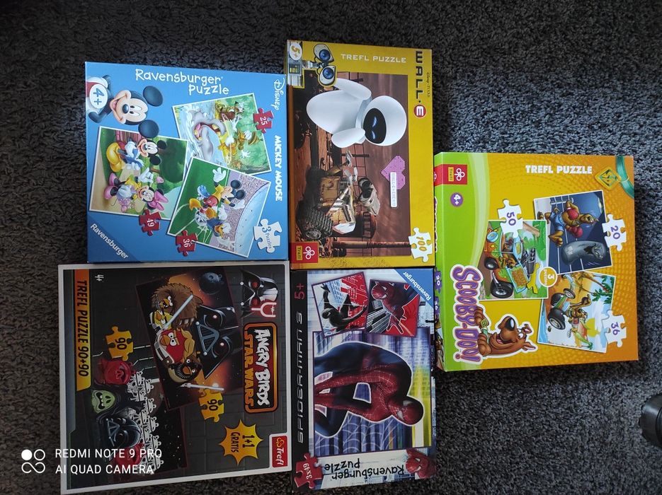 Puzzle Trefl różne