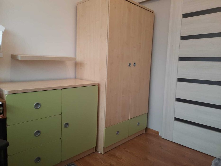komplet mebli dla dziecka Agata, szafa, regał, komoda