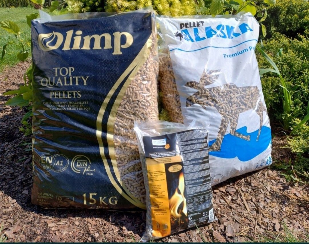 Pellet Dębowy Bukowy Sosnowy Alaska Energy Bonus Rezult Lava Olimp A1