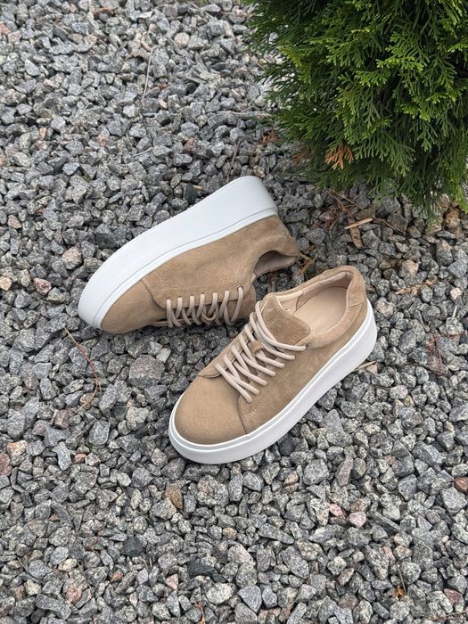 Жіночі замшеві кеди 37-24 см