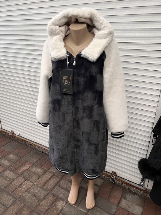 Жіноча шуба з еко-хутра  б/у . Розмір 46-48