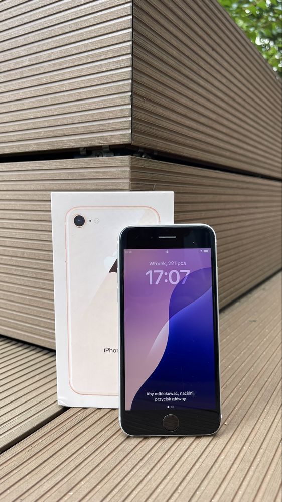 Iphone Se 2-gen 2020 64 Gb Silver Nowa 100% Bateria