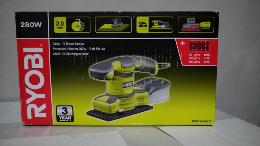 Виброшлифовальная машина Ryobi RSS280-SA30