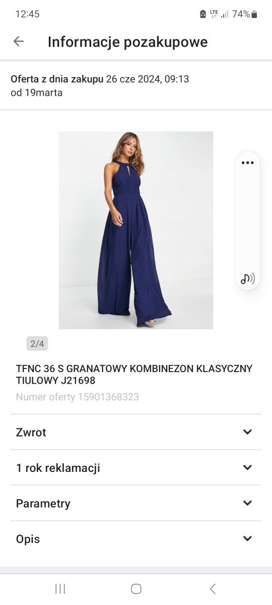 Kombinezon TFNC rozmiar S